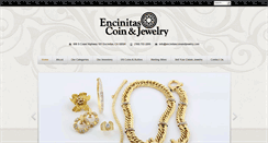 Desktop Screenshot of encinitascoinandjewelry.com